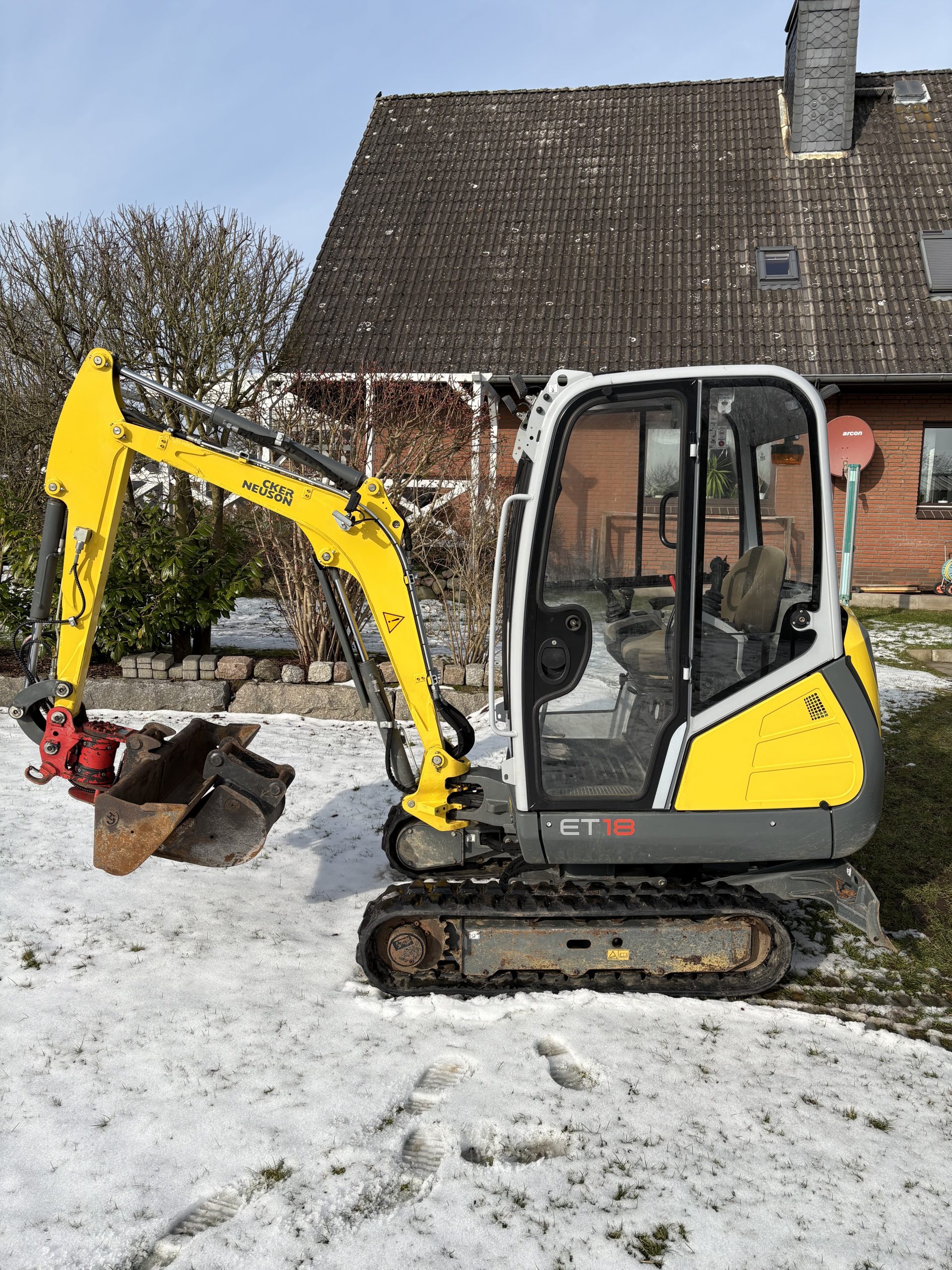Wacker Neuson ET18 Minibagger – Bild 2